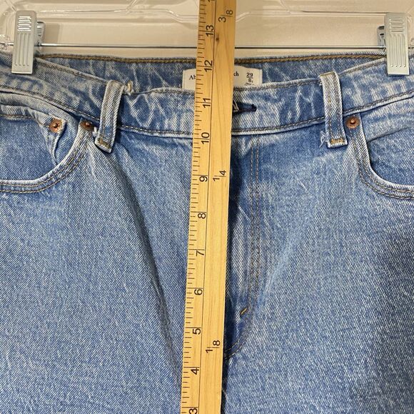 Abercrombie & Fitch Jeans Women 29/8 Blue 90s Straight Ultra High Rise Classic - Picture 9 of 13